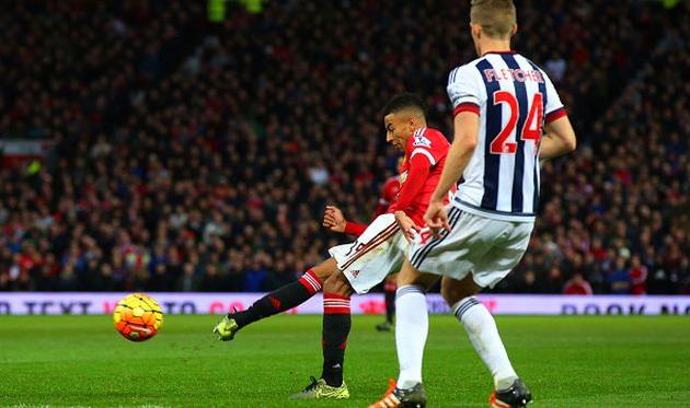 Джесси Лингард забивет первый мяч, Getty Images