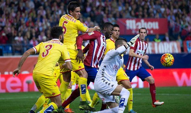 Одна из атак Атлетико, Getty Images