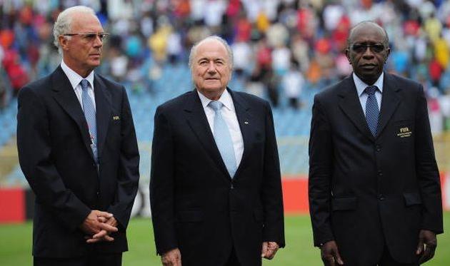 Беккенбауэр, Блаттер, Уорнер, Getty Images