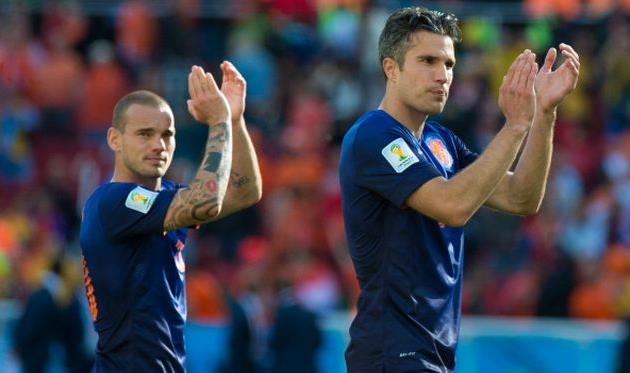 Уэсли Снайдер и Робин ван перси, getty images