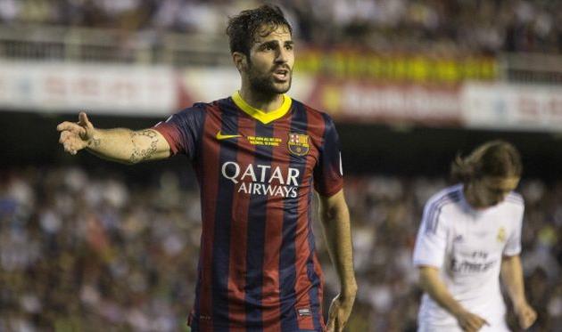 Фабрегас в составе Барселоны, getty images
