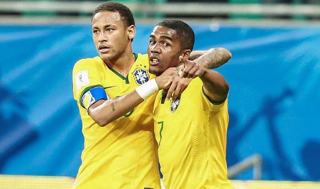 Неймар, Дуглас Коста, Getty Images