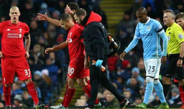 Коутиньо покидает поле, Getty Images