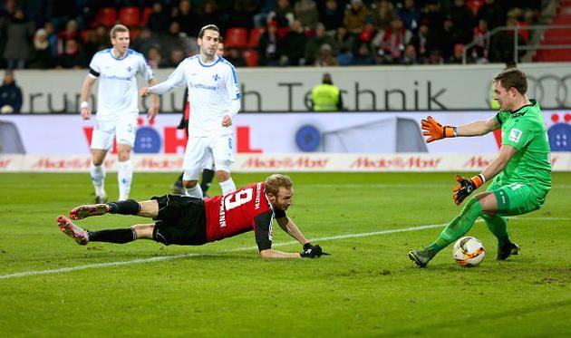 Моритц Хартманн поражает ворота Дармштадта, Getty Images 