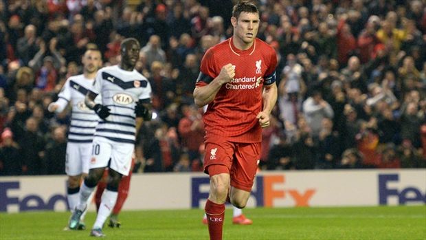 Гол Милнера, uefa.com