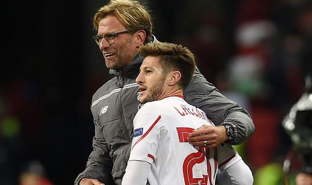 Юрген Клопп, Адам Лаллана, Getty Images