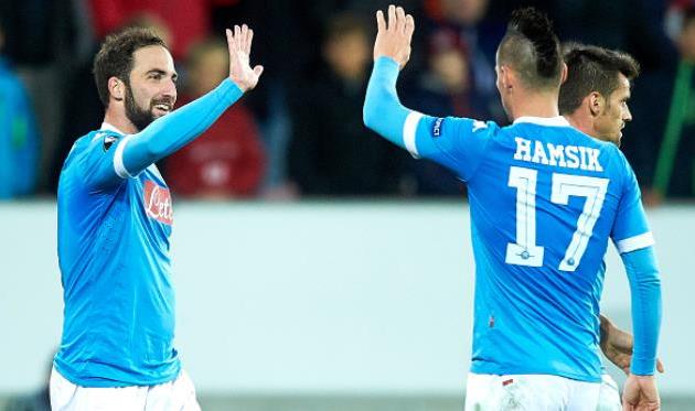 Игуаин и Хамшик, Getty Images