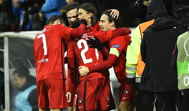 Мидтъюлланд празднует, getty images