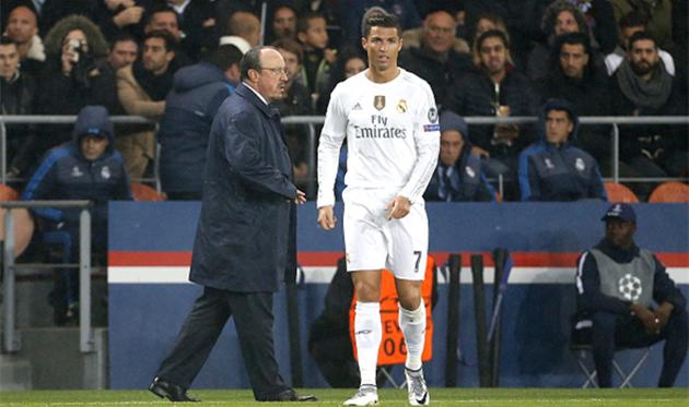 Бенитес и Роналду, Getty Images