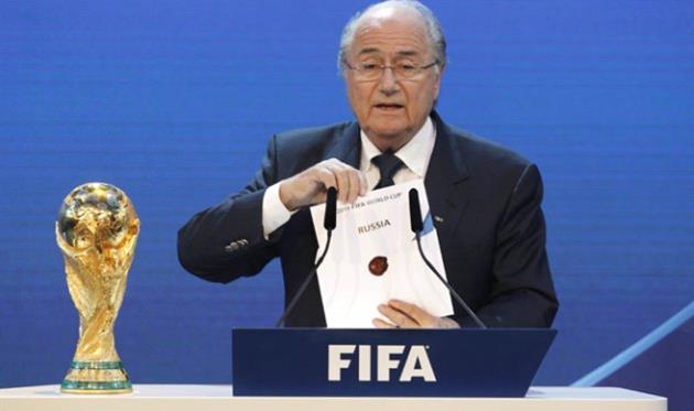 Зепп Блатер объявляет страну-хозяйку чемпионата мира-2018, wsj.net