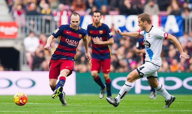 Иньеста против Бергантиноса, Getty Images