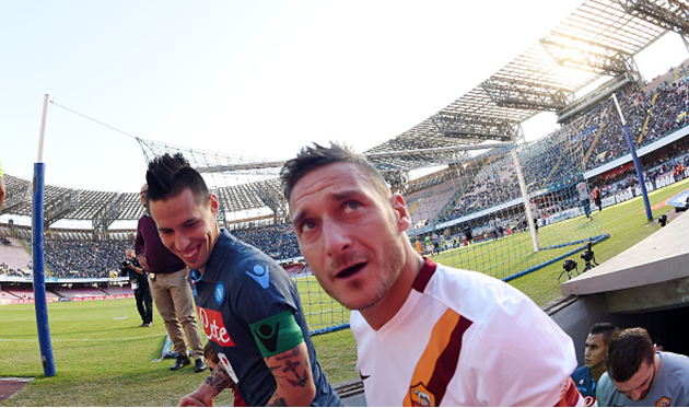 Франческо Тотти и Марек Хамшик, Getty Images