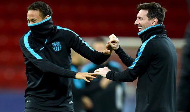 Неймар (слева) и Лионель Месси, Getty Images