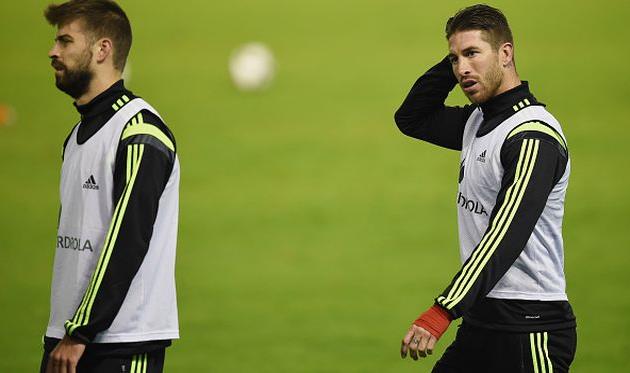 Пике и Рамос, Getty Images