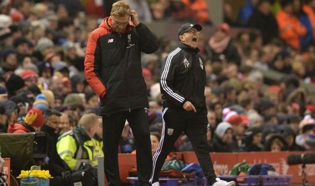 Юрген Клопп (слева) и Тони Пьюлис, Sky Sports