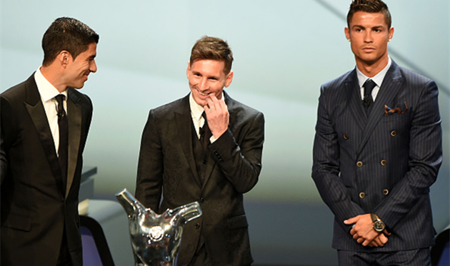 Суарес, Месси и Роналду, Getty Images