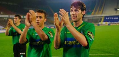 Олег Ящук (крайний справа), cerclebrugge.be