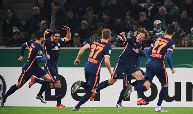 Игроки Вердера ликуют, Getty Images