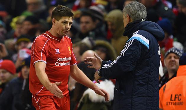 Стивен Джеррард и Жозе Моуриньо, Getty Images