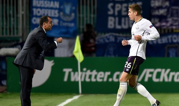 Роберто Мартинес и Джон Стоунз, Getty Images