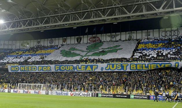 фото с матча против Фенербахче, Getty Images