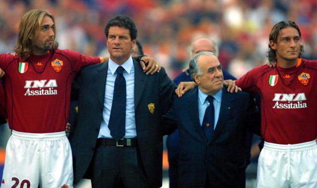 Батистута, Капелло, Сенси, Тотти, Getty Images