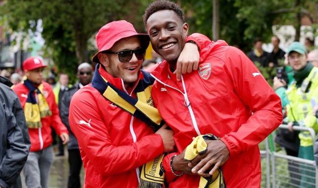 Джек Уилшир, Данни Уэлбек, dailymail.co.uk