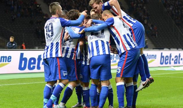 Радость игроков Герты, Getty Images