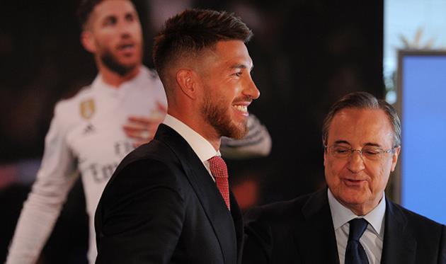 Серхио Рамос и Флорентино Перес, Getty Images