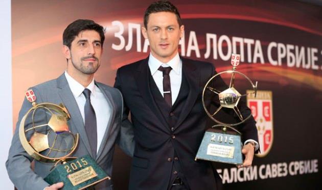 Паунович и Матич, Фото: сайт Федерации футбола Сербии