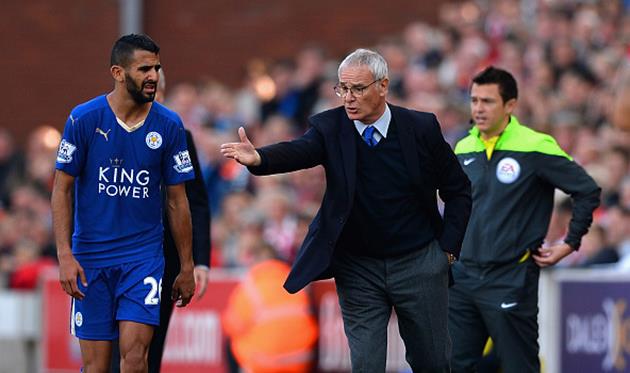 Рияд Марез и Клаудио Раньери, Getty Images