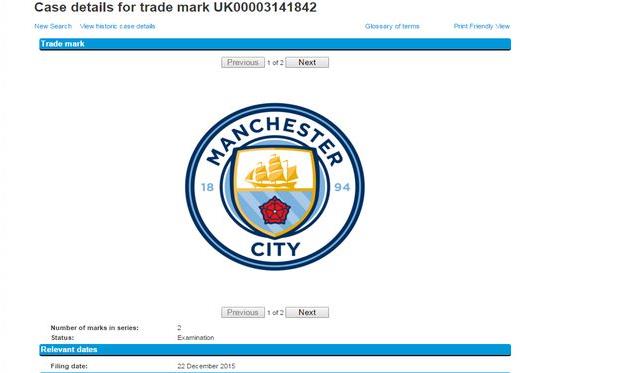 Скриншот сайта ведомства интеллектуальной собственности правительства Великобритании, Goal.com