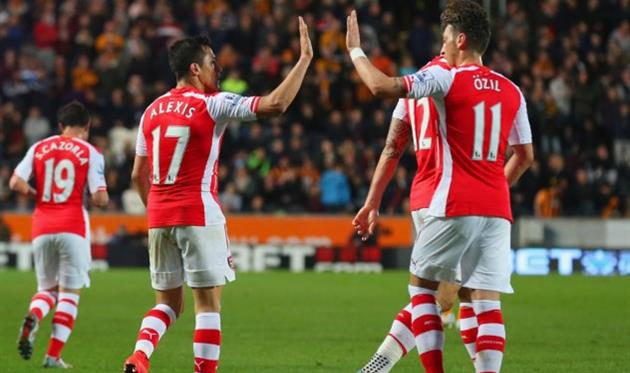 Алексис Санчес, Месут Езил, The Times