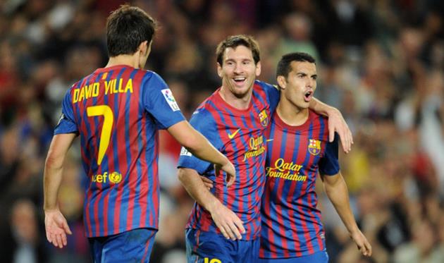 Вилья, Месси, Педро, Getty Images