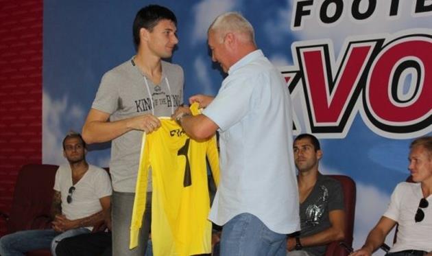 Представление Максима Старцева в качестве футболиста Волыни, volynnews.com