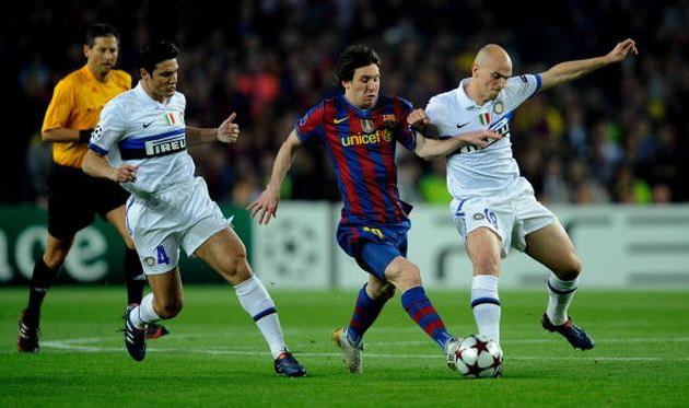 Хавьер Дзанетти, Лионель Месси, Getty Images