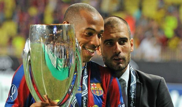 Анри и Гвардиола, Getty Images