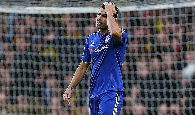 Диего Коста - автор дубля в ворота Уотфорда, Getty Images