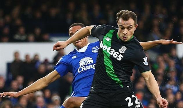 Шакири забивает гол, Getty Images