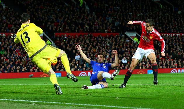 Сейв Тибо Куртуа после удара Андера Эрреры, Getty Images