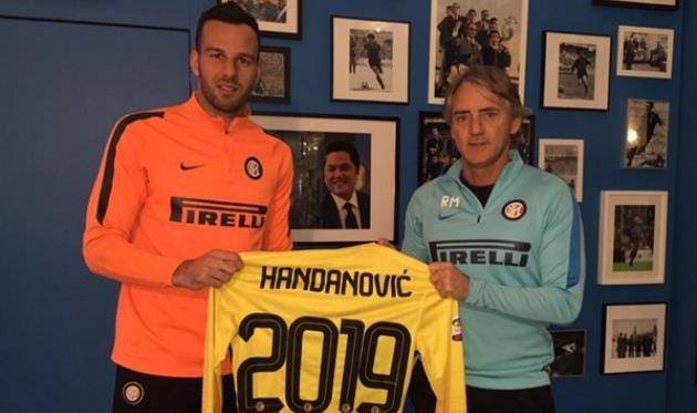 Манчини и Ханданович, фото: Твиттер Интера