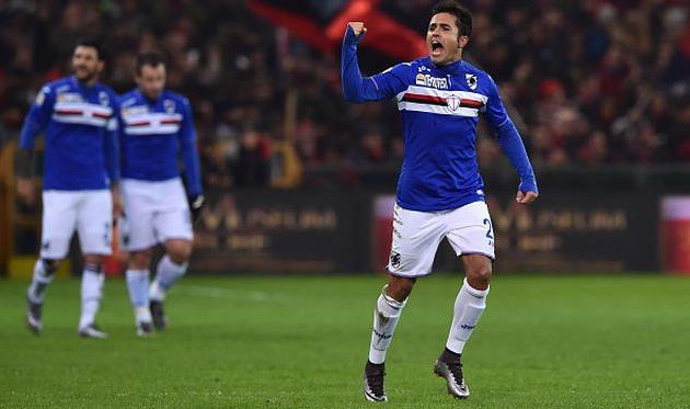 Эдер празднует взятие ворот Дженоа, Getty Images