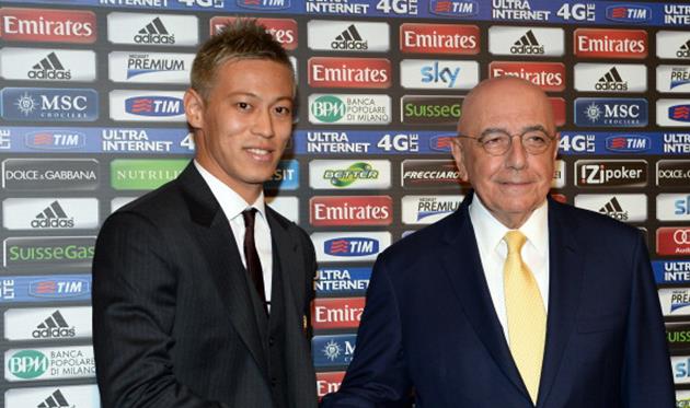 Кейсуке Хонда и Адриано Галлиани, Getty Images