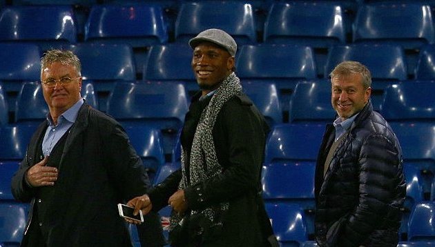 ХИДДИНК, ДРОГБА, АБРАМОВИЧ, GETTY IMAGES