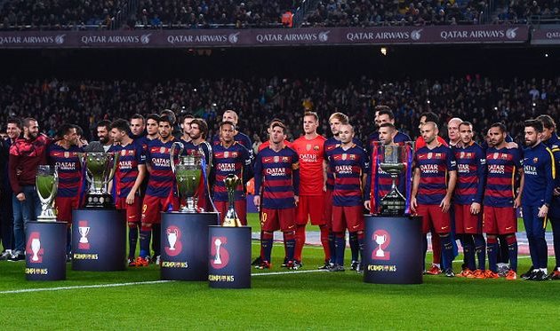 Барселона и её трофеи, Getty Images
