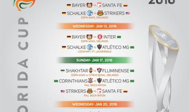 Полное расписание Florida Cup