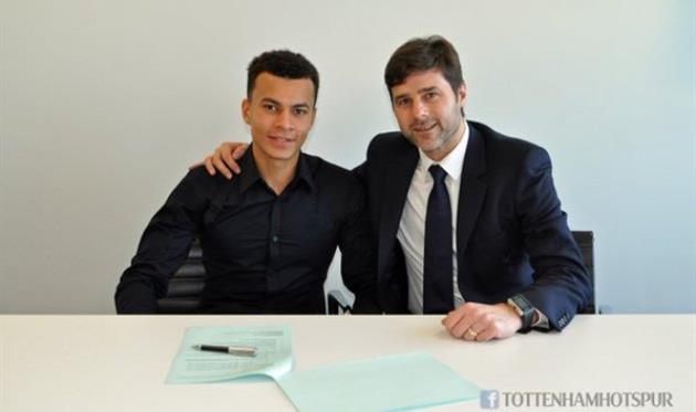 Алли и Почеттино, фото: Твиттер Тоттенхэма