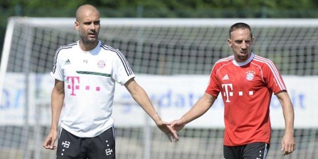 Рибери и Гвардиола, metronews.fr