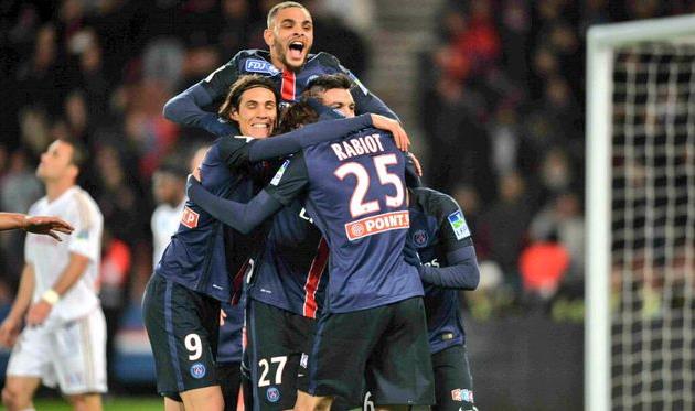 Игроки ПСЖ празднуют взятие ворот Лиона, Twitter