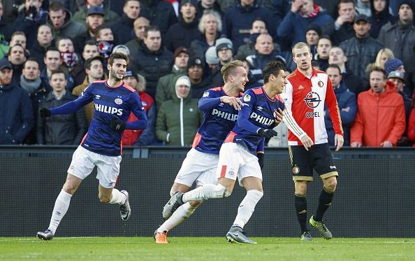 Празднование гола Морено, Getty Images